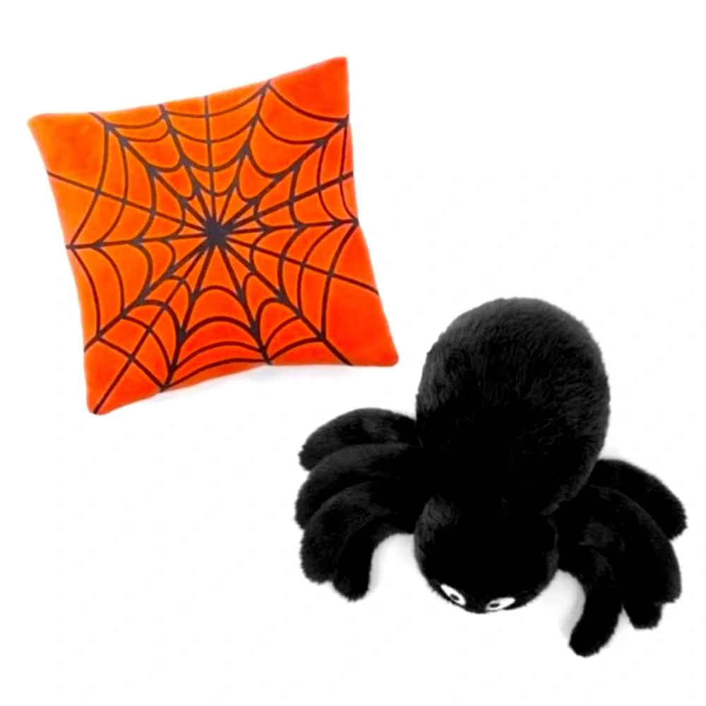 NEW!! Bullseye Playground Mini Decorative Halloween Spider & Web Pillow Set(NWT)